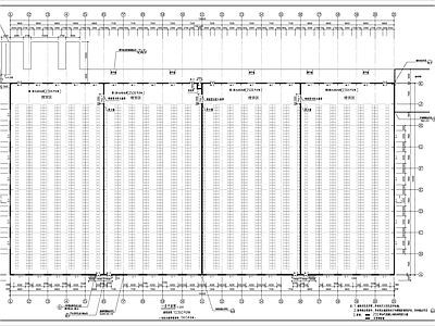 钢构仓库 施工图 工业建筑