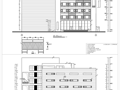 物流中心建筑 施工图 工业建筑