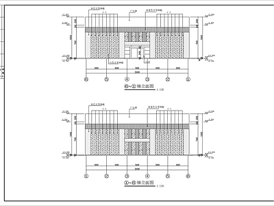 某配件仓储厂房建筑结构 施工图 工业建筑