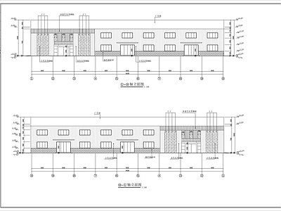 某汽车零部件仓库建筑结构 施工图 工业建筑