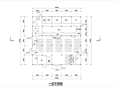 三层食堂平面图