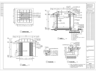 宋氏廊架详图 施工图