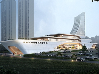 现代农贸综合体建筑