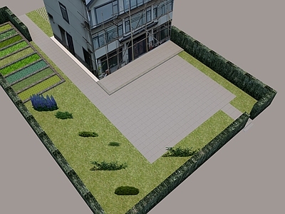 现代农村庭院 小菜园