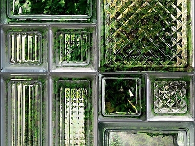 植物景观玻璃砖