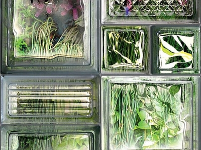 植物景观玻璃砖