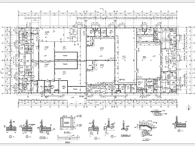 钢结构冷熟食加工车间 施工图 工业建筑