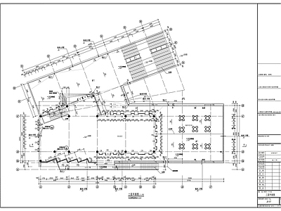 二层展示厅建筑 施工图 展销厅