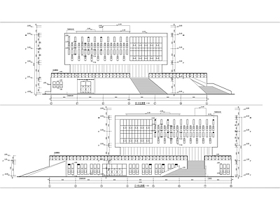 四层展览馆建筑 施工图