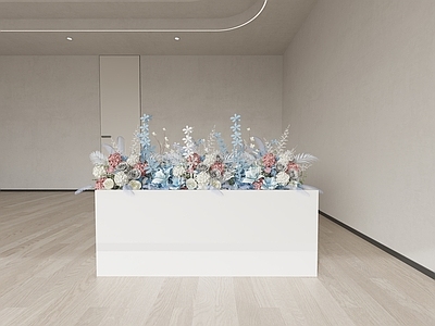 现代花箱 装饰花 婚礼花