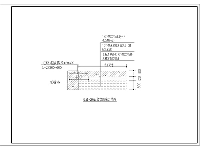 加宽道路大样图 施工图