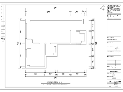 50平公寓 loft挑空设计室内 施工图 一室一厅 跃层 公寓