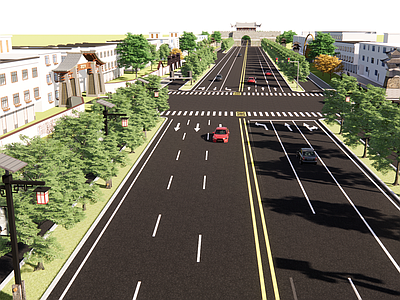 现代道路