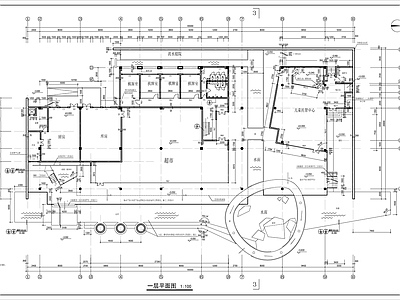 小超市建筑 施工图