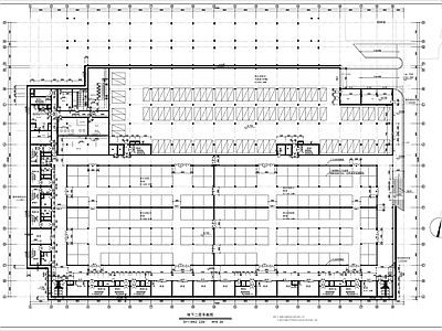 双层地下商场建筑 施工图