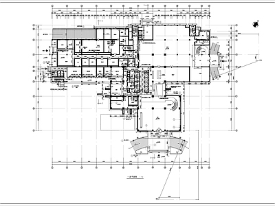 酒店办公综合大厦建筑 施工图