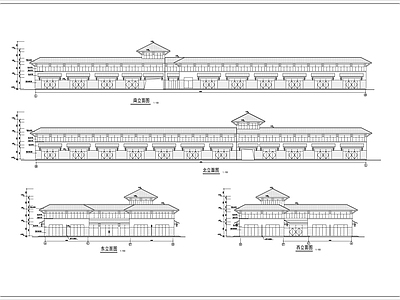 商业街建筑图 施工图