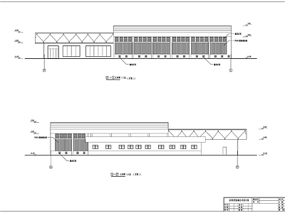 U型建筑游泳馆玻璃幕墙节点做法 施工图 游泳馆建筑