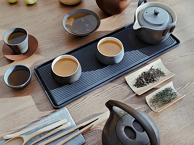 茶壶 茶杯 茶盘 茶叶