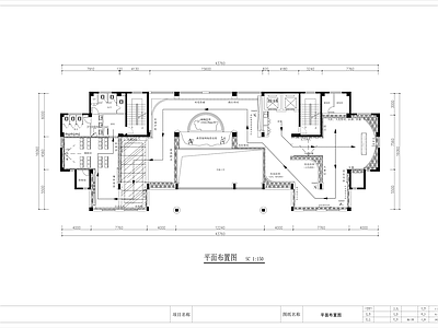 纪念馆陈列展示馆室内 施工图