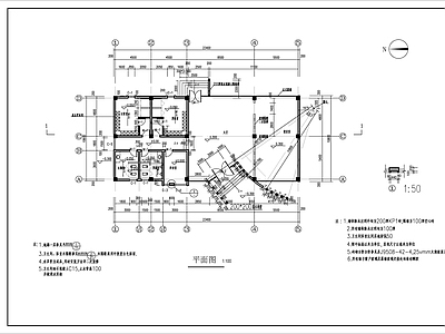 某网球场配套浴室更衣室室内 施工图 网球场