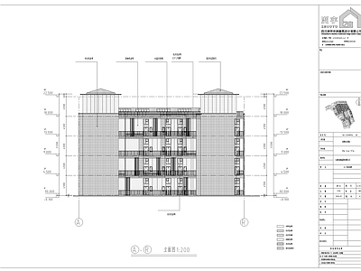 多层LOFT公寓建筑 施工图