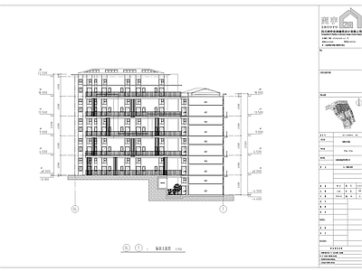 多层LOFT公寓建筑 施工图