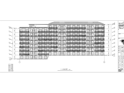 双拼洋房建筑 施工图