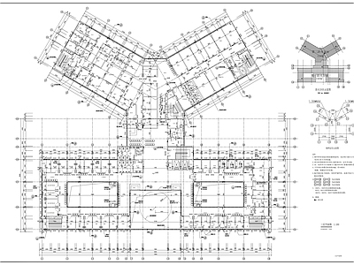 12层现代风格县级人民医院灾后重建 施工图