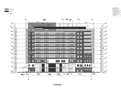 十一层医院门诊住院楼建筑 施工图