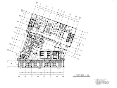 现代风格高层三甲人民医院建筑 施工图