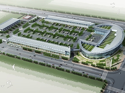 客运站汽车站公建 效果图 施工图