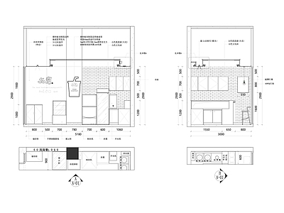 鲜茶奶茶店室内 施工图