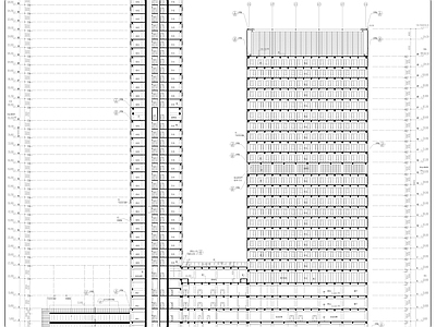 成都东大街某超高层办公楼建筑 施工图