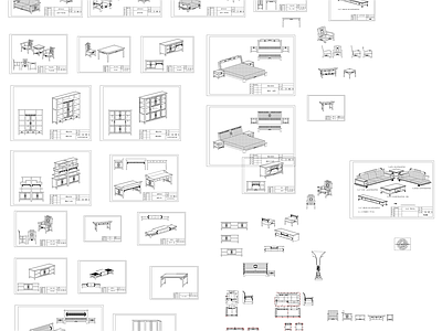 汉文化家具 图库