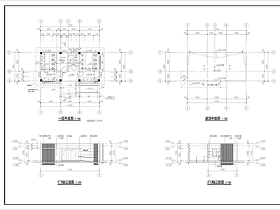 现代简约公园公厕 施工图