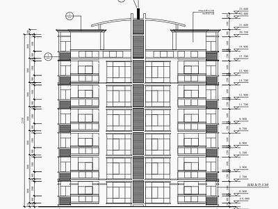 住宅区建筑 施工图