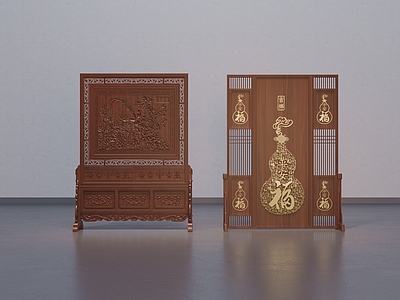 中式屏风