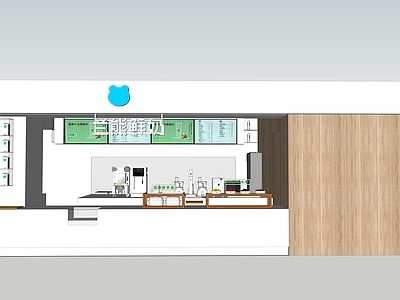 现代奶茶店