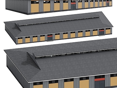 现代纺织企业大楼