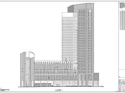 二十三层酒店建筑 施工图