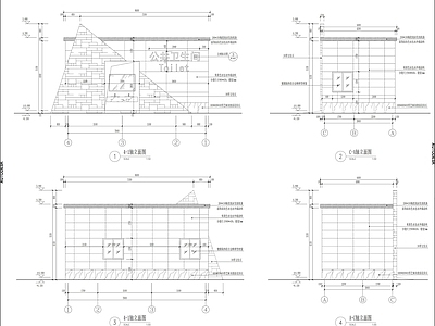 公共厕所室内 施工图