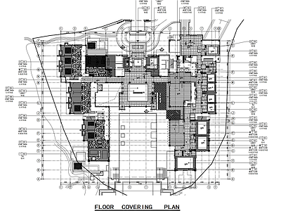 2000㎡星级酒店大堂室内 施工图