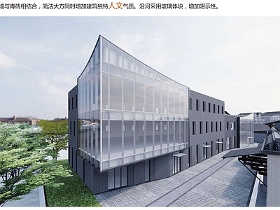 现代风格商业街区建筑 施工图