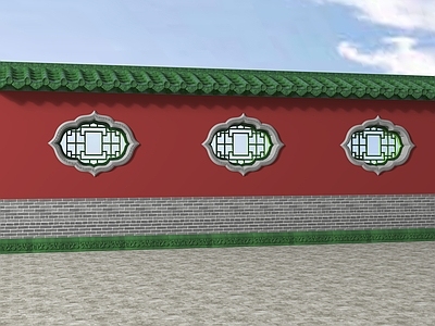 新中式景墙
