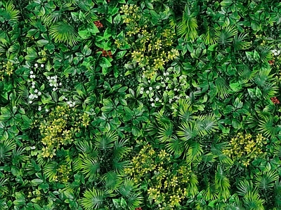 无缝绿植墙