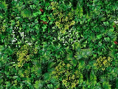 无缝绿植墙