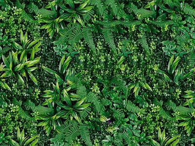 无缝绿植墙