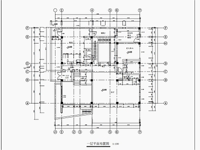 某别墅平面 立面 节点 剖面图 共15张 施工图