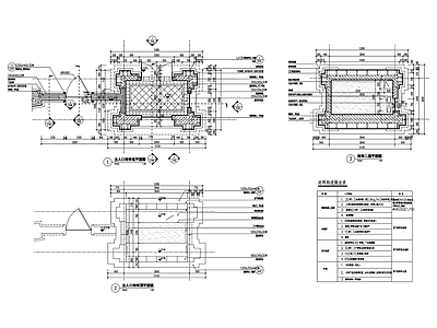 主入口岗亭详图 施工图